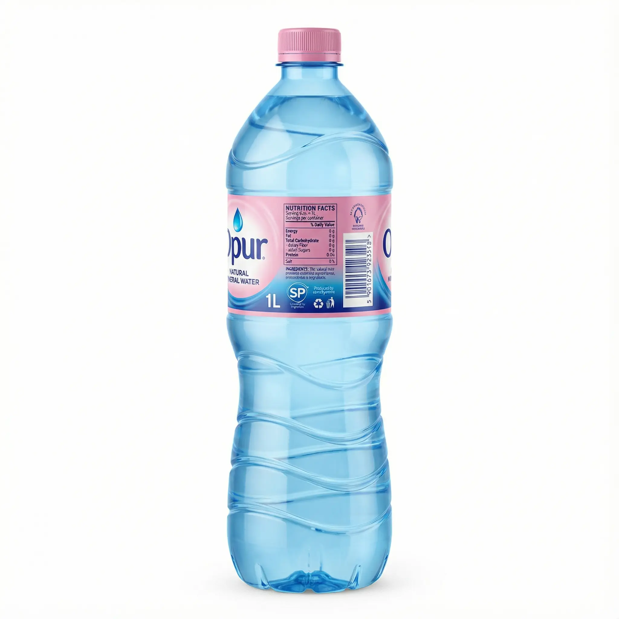 profil bouteille plastique eau Opur minerale